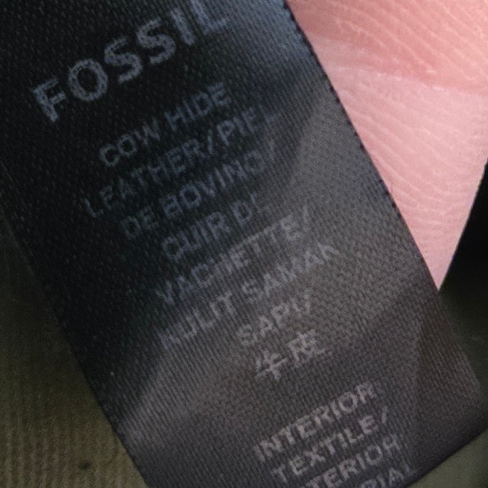 Fossil Maya Large Hobo Crossbody Bag Olive Green Leather ZB7285 Classic Minimal - Picture 6 of 9